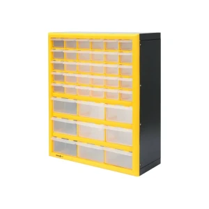 Cutie de tip organizator modulară oțel/plastic vorel