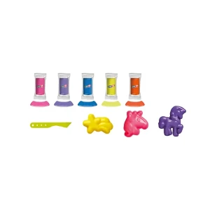 Set de modelare "unicorn strălucitor" – 5 culori și forme Thumbnail 2