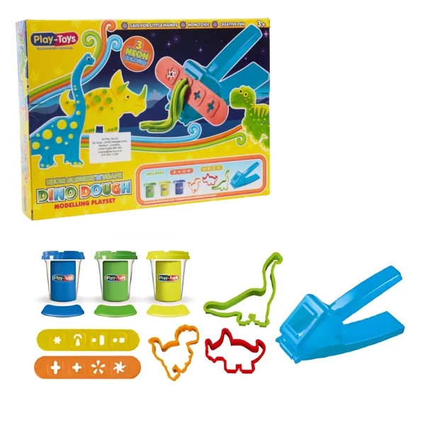 Set de modelare "unicorn strălucitor" și "dinozauri neon” (as.) 7