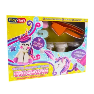 Set de modelare "unicorn strălucitor" și "dinozauri neon” (as.) Thumbnail 3