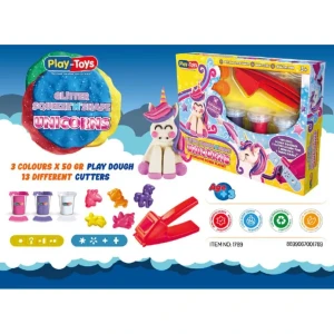 Set de modelare "unicorn strălucitor" și "dinozauri neon” (as.) Thumbnail 4