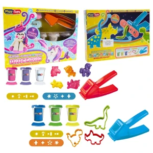 Set de modelare "unicorn strălucitor" și "dinozauri neon” (as.)