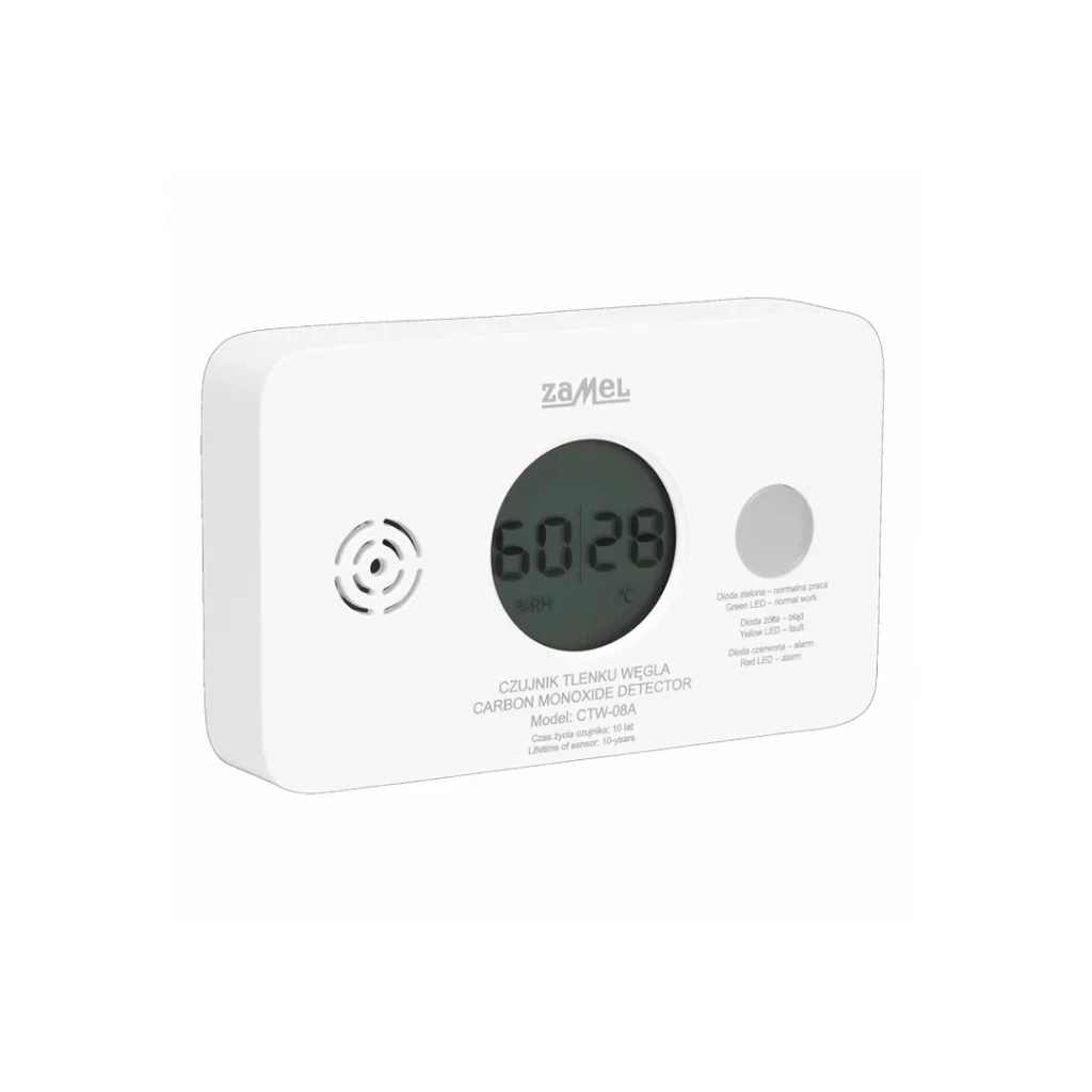 Detector de monoxid de carbon 85 db 3 v zamel 2