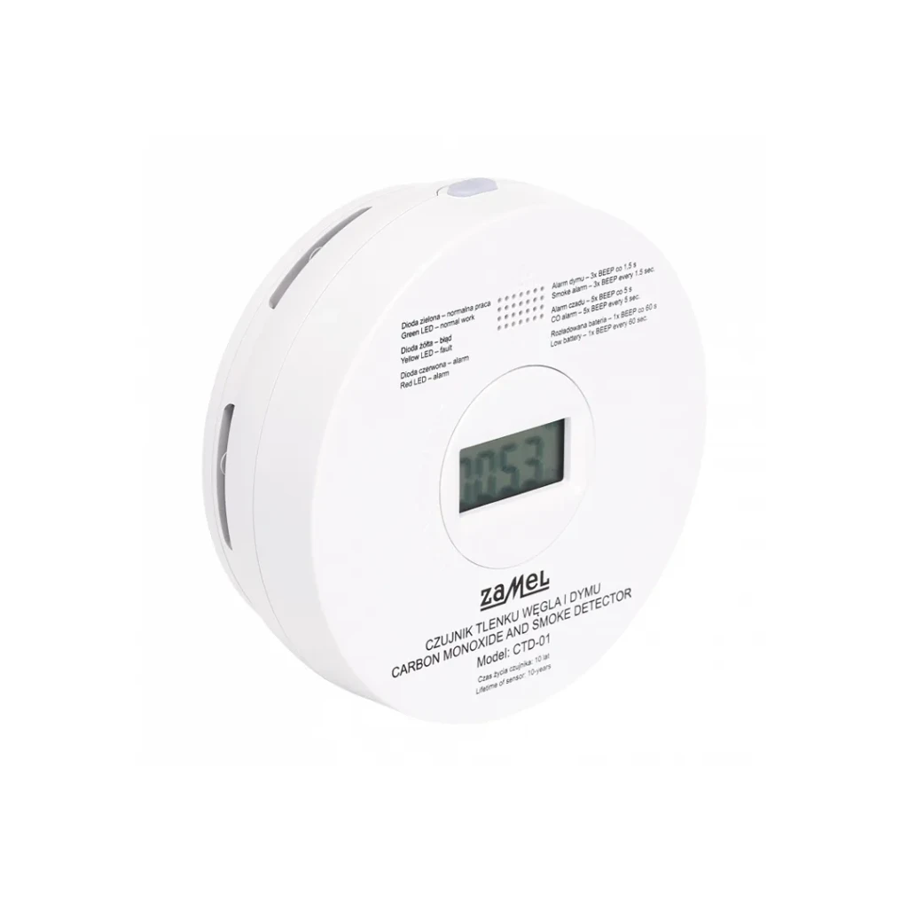 Detector de monoxid de carbon 85 db zamel 2
