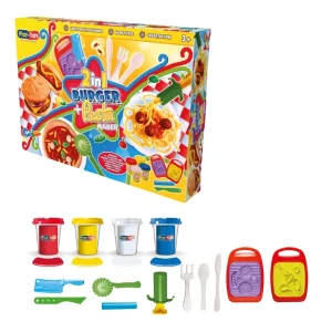 Set de modelare 2-în-1 "burger și paste"