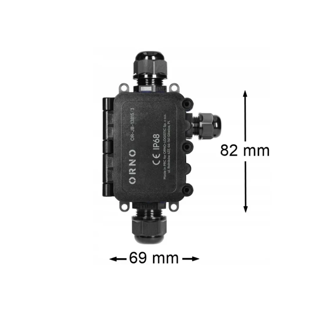 Conector triplu 2 x m20 + 1 x m16 6 mm² orno 2