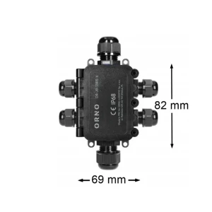 Коннектор 2 x m20 + 4 x m16 6 мм² orno Thumbnail 2