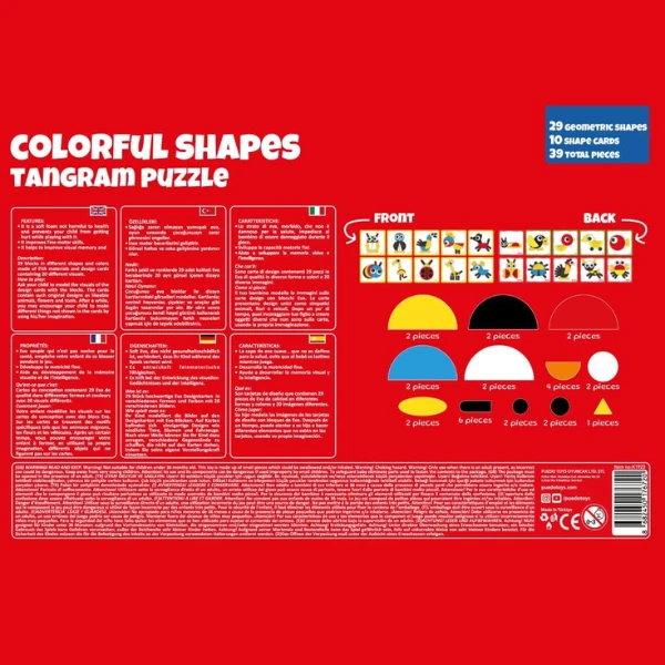 Set de forme colorate, 29 elem. 6