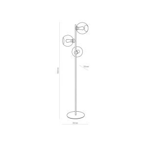 Lampadar cubus 15 w e27 220 - 240 v ip20 grafit/negru tk lighting Thumbnail 4