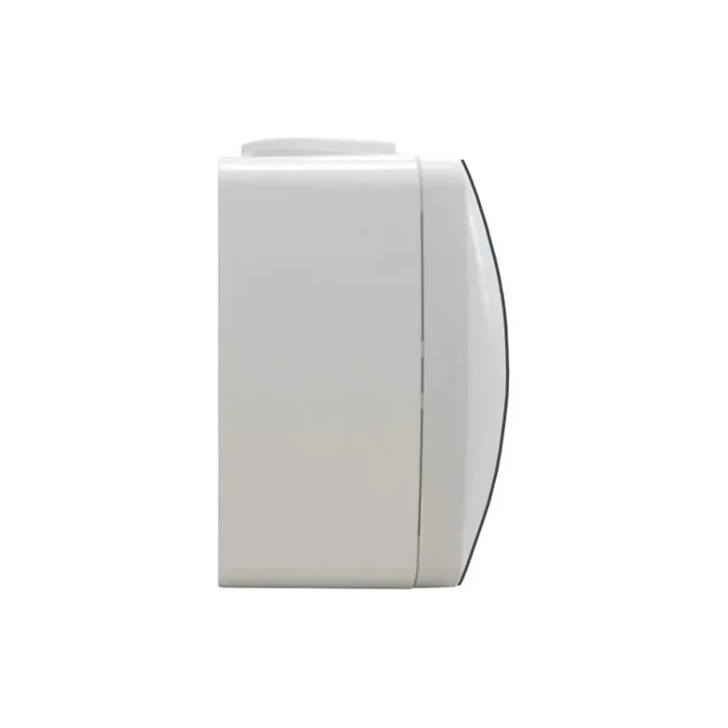 Priză triplă exterioară 16 a 220 - 240 v alb/gri elmos 2