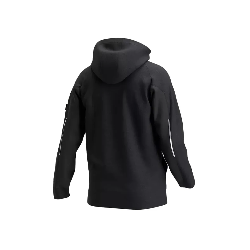 Hanorac deneb hoodie m negru/gri safety jogger 4