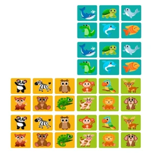 Joc pentru dezvoltarea memoriei "animale", 36 elem. Thumbnail 2