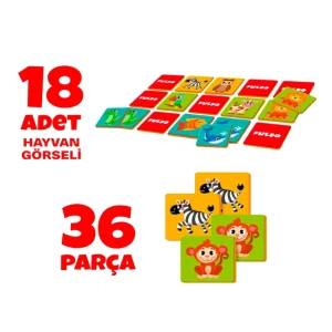 Joc pentru dezvoltarea memoriei "animale", 36 elem. Thumbnail 4