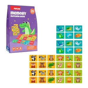 Joc pentru dezvoltarea memoriei "Animale", 36 elem.