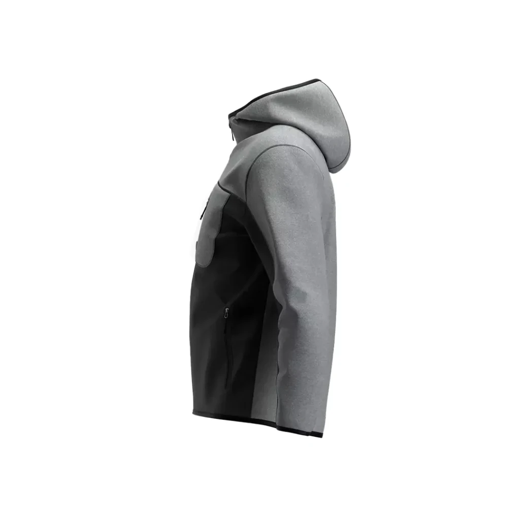 Ветровка oak hoodie m серый safety jogger 3