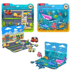 Puzzle dinamic, 17 elem.