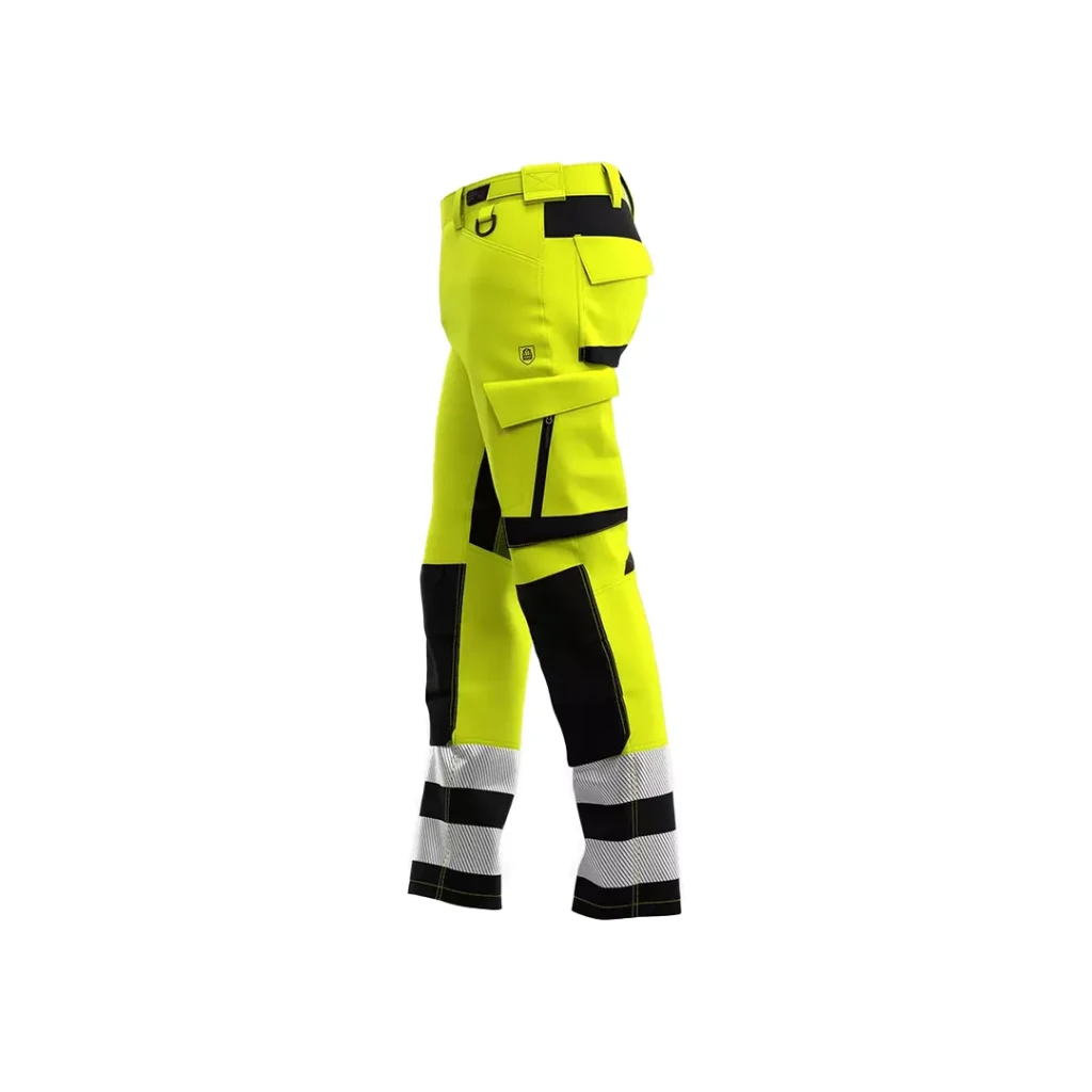 Штаны светоотражающие scuti hivis 50 жёлтый safety jogger 3