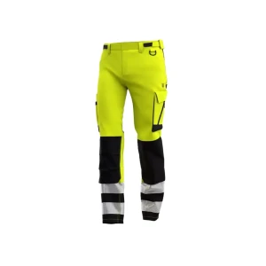 Штаны светоотражающие scuti hivis 52 жёлтый safety jogger