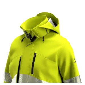 Куртка светоотражающая scuti hivis softshell xxl жёлтый safety jogger Thumbnail 2