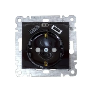 Priză cu usb karea 10 a 220 - 240 v negru makel