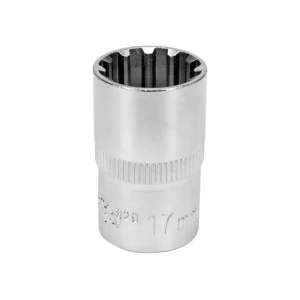 Cap tubular dodecagonal 17 mm 1/2" 38 mm yato