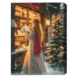 Pictură pe numere 40х50 cm (fără cutie) – timpul miracolelor de anul nou