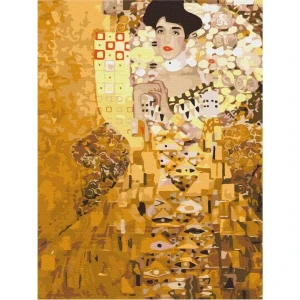 Pictură pe numere 40×50 (fără cutie) – portretul aedelei bloch-bauer, i. gustav klimt Thumbnail 3