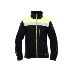 Ветровка светоотражающая rival softshell xl чёрный/жёлтый seven kings