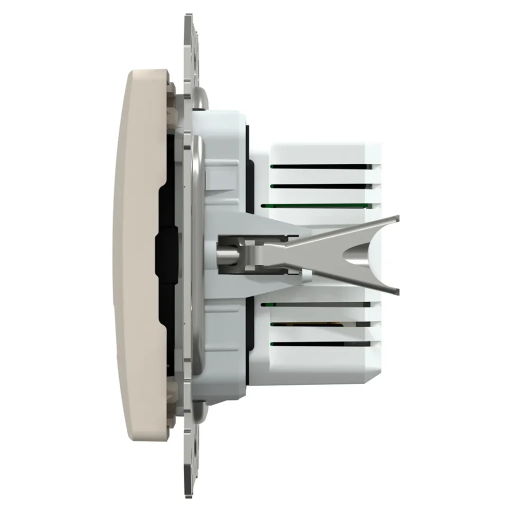 Двойная розетка usb a + type c sedna new 3 a 220 - 240 в бежевый schneider-electric 4