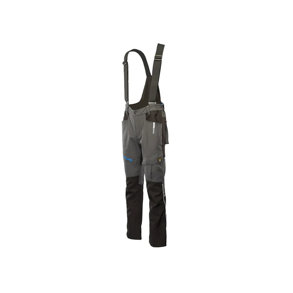 Salopetă de iarnă topaz softshell l gri/negru seven kings 2