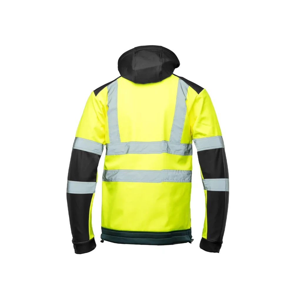 Scurtă reflectorizantă flash softshell xl galben/albastru brixton 3