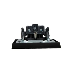 Priză cu împământare și obturator brite 16 a 220 - 240 v negru iek Thumbnail 3