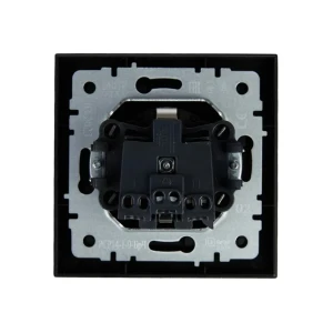 Priză cu împământare și obturator brite 16 a 220 - 240 v negru iek Thumbnail 2