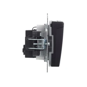 Priză cu obturator și capac brite 16 a 220 - 240 v negru iek Thumbnail 4