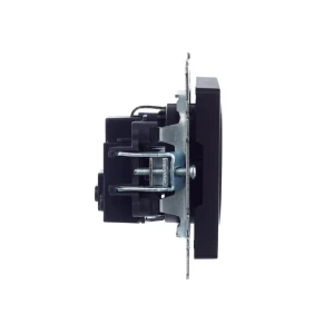Розетка с заземлением и защитой brite 16 a 220 - 240 в чёрный iek Thumbnail 4