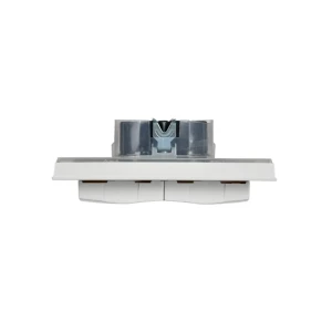 Priză dublă cu capac brite 16 a 220 - 240 v alb iek Thumbnail 3