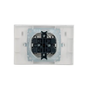 Priză dublă cu capac brite 16 a 220 - 240 v alb iek Thumbnail 2