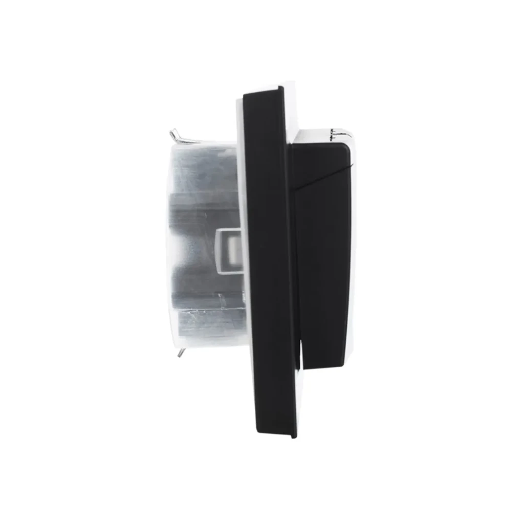 Двойная розетка с крышкой brite 16 a 220 - 240 в чёрный iek 4