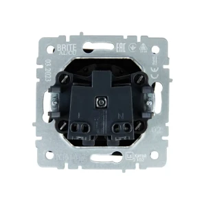 Priză brite 10 a 220 - 240 v negru iek Thumbnail 2