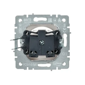 Розетка brite 10 a 220 - 240 в белый iek Thumbnail 2
