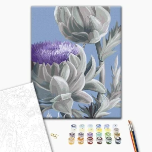 Pictură pe numere 40*50 сm (în cutie)  – anghinare Thumbnail 2