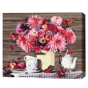 Pictură pe numere 40*50 cm (în cutie) – natură statică de țară