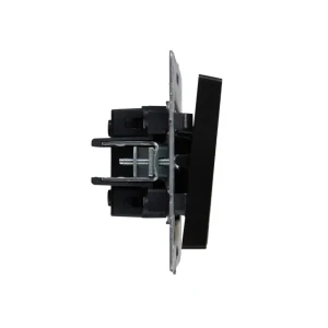 Переключатель двойной проходной brite 10 a 220 - 240 в чёрный iek Thumbnail 4