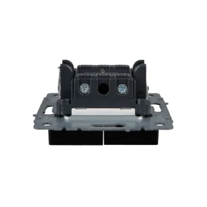Întrerupător dublu cu indicator brite 10 a 220 - 240 v negru iek Thumbnail 3