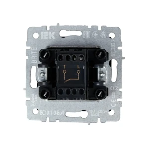 Întrerupător brite 10 a 220 - 240 v negru iek Thumbnail 2