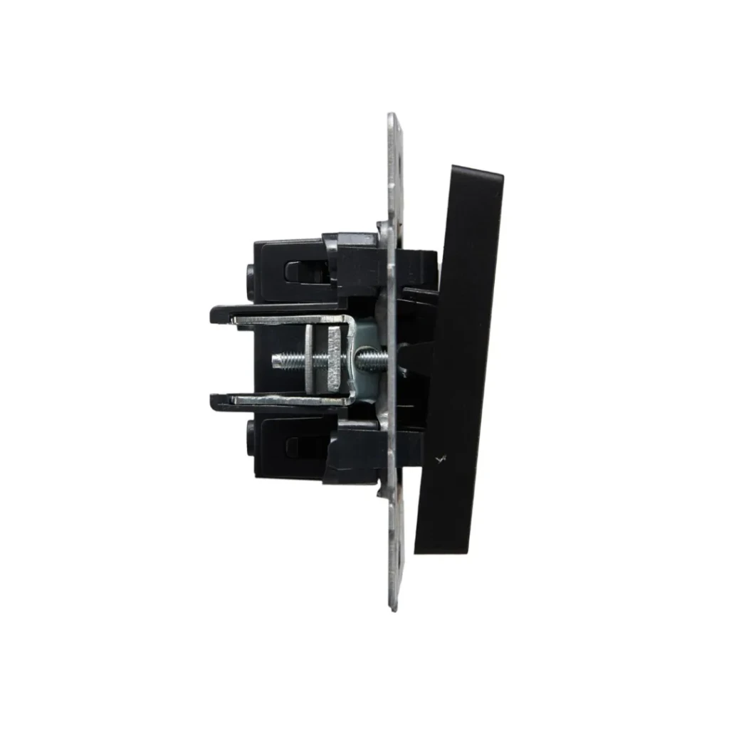 Переключатель проходной brite 10 a 220 - 240 в чёрный iek 4