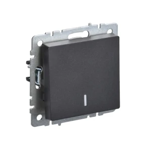 Întrerupător cu indicator brite 10 a 220 - 240 v negru iek
