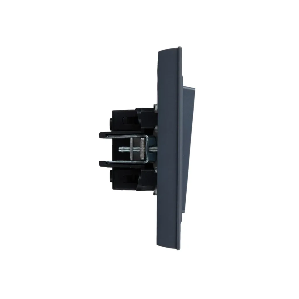 Întrerupător dublu brite 10 a 220 - 240 v negru iek 4