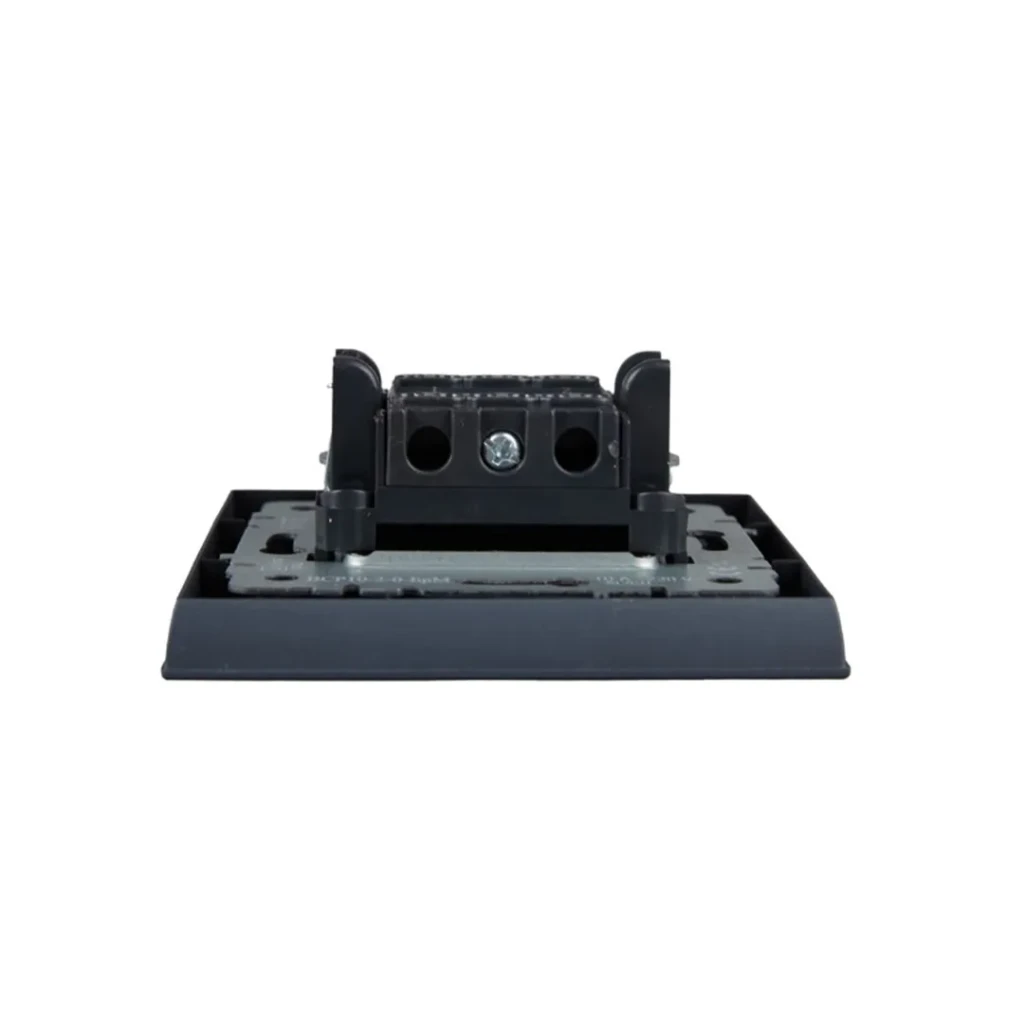 Întrerupător dublu brite 10 a 220 - 240 v negru iek 3