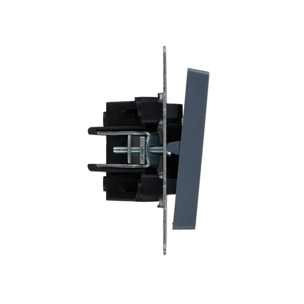 Выключатель brite 10 a 220 - 240 в маренго iek 4